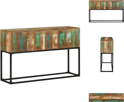 Produktbild von vidaXL Konsolentisch 120x30x75 cm Altholz Massiv -  Beistelltische