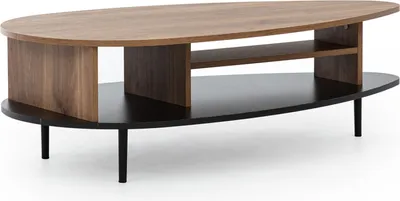 Produktbild von Couchtisch VASINA VS-04 Wohnzimmertisch 120 cm Beistelltisch Sofatisch Kaffeetisch Wohnzimmer Loft (Brandy Castello)