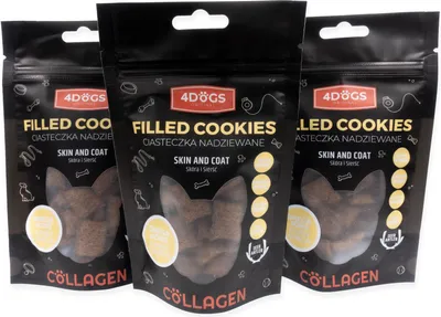Image de Biscuits pour chiens peau et pelage 60 g - 3 sachets