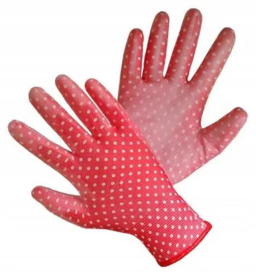 Produktbild von Silbet Gartenschutzhandschuhe Blumenmuster Damen Gr. 6 XS