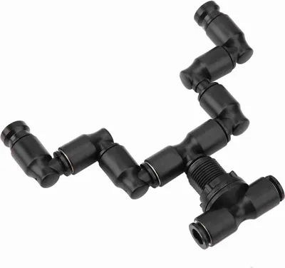Image de Reptiles Fogger Mist Sprinkler Rainforest Tank 360 Adjustable Aquarium System Connect 1/4'' Tub