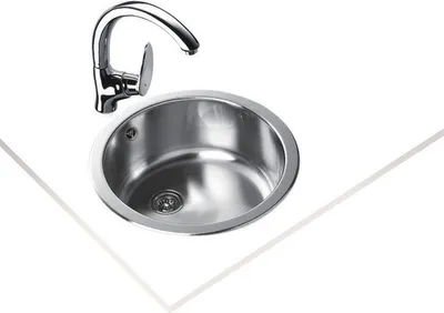 Imagen del producto de Fregadero TEKA REDONDO, 450 x 450 mm, acero inoxidable, modelo 10108007