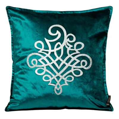 Produktbild von Eurofirany 390242, Türkis, Polyester, Muster, 340 g/m², 45 x 45 cm, 250 g