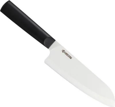 Image de Couteau santoku lame céramique 16cm noir - Kyocera - TK-160WH-BK - chowa