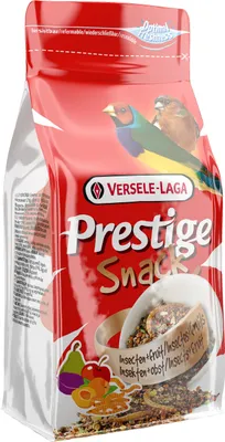 Immagine prodotto di Versele Laga Prestige Snack Fringuelli 125G - Trattamento con frutta e insetti per uccelli tropicali