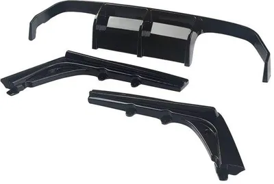 Obrázek produktu pro Zadní difuzor pro BMW F80 M3/F82 M4 (2015-2020) - Lesklá černá - 3-dílný - Pro zadní nárazník - Autopříslušenství