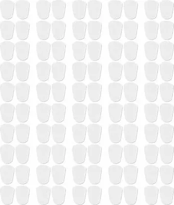 Produktbild von 50 Paar Silikon Nasenpads, 1mm Selbstklebende Anti Rutsch Nasenpads Brille Nasenpads für Brillen Sonnenbrillen Rutschstopp