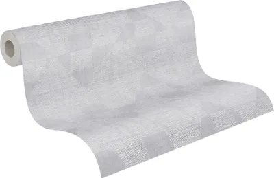 Zdjęcie produktu dla A.S. Creation Titanium 3 | 381961 | Wzory i motywy z włókniny | 0,53 m x 10,05 m | Srebrny
