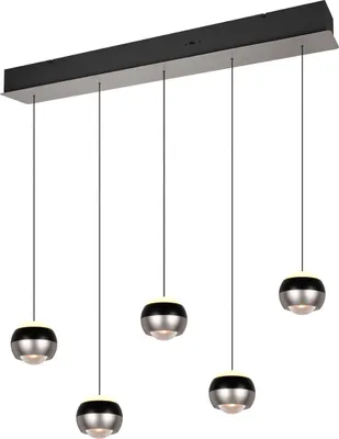 Produktbild von TRIO-Leuchten Pendelleuchte ORBIT BHT 100x200x10 cm grau Hängelampe