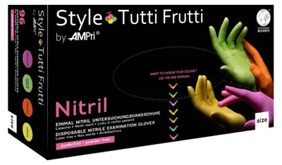 Produktbild von Style Tutti Frutti - Nitril-Untersuchungshandschuh - XL - 96 Stk.