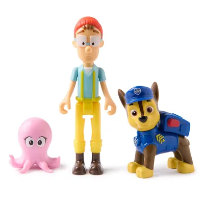 Immagine prodotto di Personaggi di Paw Patrol: Chase, Capitano Turbot e Octopus