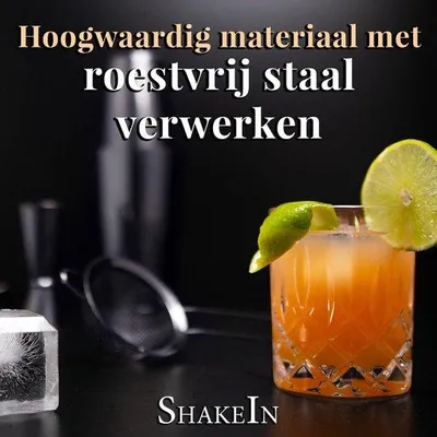 Obrázok produktu pre Elegantná 12-dielna sada na prípravu koktailov, 750 ml, nerezová oceľ, barová sada, sivá