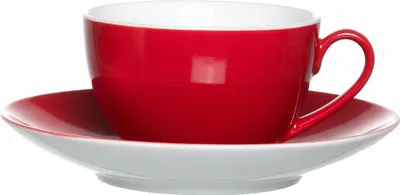 Immagine prodotto di Ritzenhoff & Breker Doppio Obere, Obertasse, Ober Tasse, Geschirr, Porzellan, Rot, 200 ml, 516104