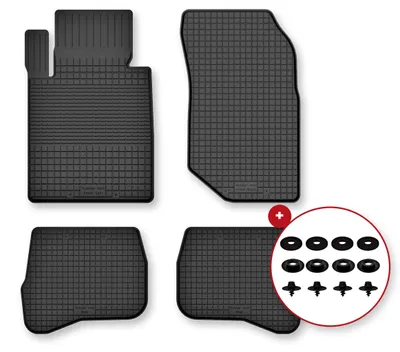 Immagine prodotto di Tappetini gomma vasca per Mitsubishi L200 V 2019- Set 4 pezzi con clip