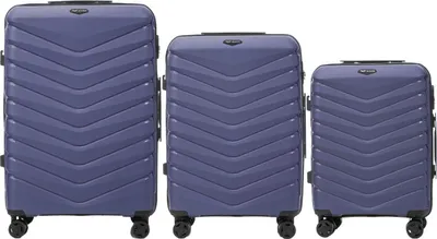 Produktbild von 3er Kofferset WINGS PHOENIX 2.0 Polypropylen Hartschalenkoffer S/M/L, Zahlenschloss & 4 Rollen, robust edel Trolley