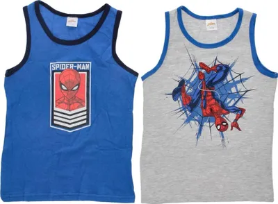 Produktbild von Spiderman Unterhemden Kinder – 2er-Pack 134/140