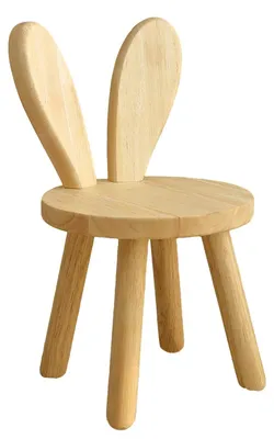 Produktbild von Holzer Kinderstuhl mit Hasenohren für Kinder