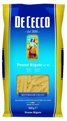 Produktbild von De Cecco Penne Rigate Grießnudeln, 500 g, 24 Stück