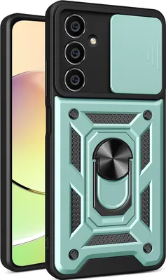 Produktbild von Hülle für Samsung Galaxy M54 mit Ring Ständer Halter Dia Kameraschutz TPU PC Hybrid Handyhülle Grün