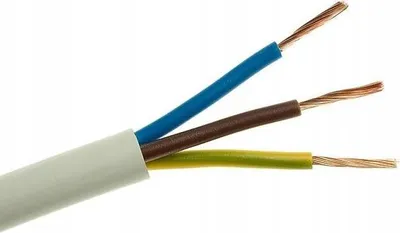 Image de CÂBLE D'ATELIER OWY H05VV-F 3×2,5 BLANC 300/500 V - 100,0 m - E213CF-YY002