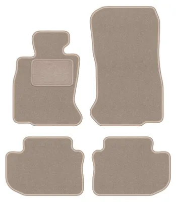 Productafbeelding van Velours automatten voor BMW 6 F06 2012-2019 (coupé) – 4-delig, beige, op maat – Wielganizator LUX