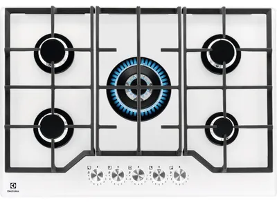Image de Electrolux KGG75362W Blanc Intégré 75 cm Gaz 5 zone(s)
