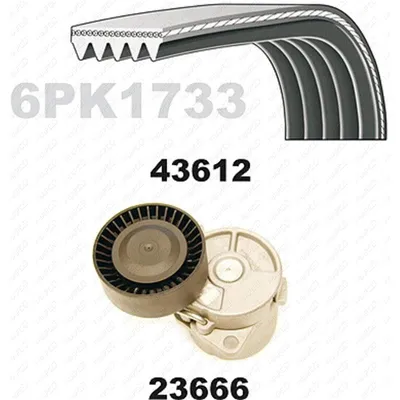 Produktbild von MAPCO 23612 Keilrippenriemensatz für BMW 3 Limousine (E36)