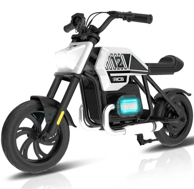 Produktbild von RCB R9 Kinder-Elektromotorrad Schwarz, 24 V, Bluetooth und 12 Zoll