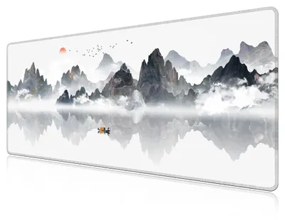 Produktbild von XXL Gaming-Mauspad mit Muster, 140 x 60 x 0,3 cm, rutschfestes Schreibtischunterlage