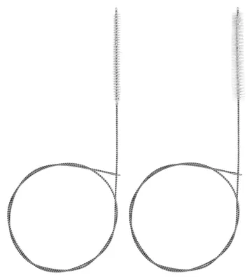 Produktbild von Schlauchbürsten-Set 2-teilig - Edelstahl, extra lange Bürsten