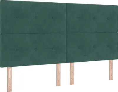 Immagine prodotto di vidaXL Testiera verde scuro 180 cm velluto
