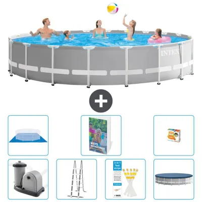Produktbild von Prism Frame Pool Rund - 610x132 cm - 6-teilig S568