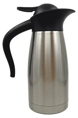 Produktbild von Edelstahl-Isolierkanne 1,5l EUROHOME® – 14x14x31cm – Mit der EUROHOME® Isolierkanne aus Edelstahl können Sie heiße Getränke wie Kaffee