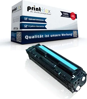 A product shot of a toner cartridge and its packaging, presented on a white background.