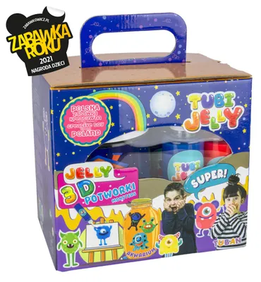 Produktbild von Tuban Tubi Jelly Set, Modellierlehm für Kinder, 3 Jahr(e), Gel, Mehrfarbig