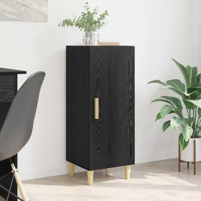 Obrázek produktu pro vidaXL Příborník vzhled černého dubu 34,5 x 34 x 90 cm materiál na bázi dřeva
