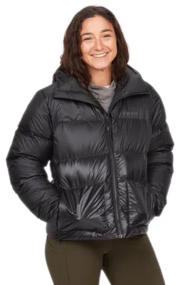 Produktbild von Marmot Guides Down Hoody Damen – Warme Daunenjacke mit Kapuze