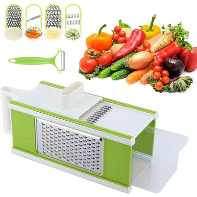 Produktbild von 5 in 1 Gemüseschneider Zerkleinerungsmaschine Multifunktionaler Gemüseschäler