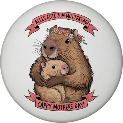 Produktbild von Capybara - Alles Gute zum Muttertag Magnet