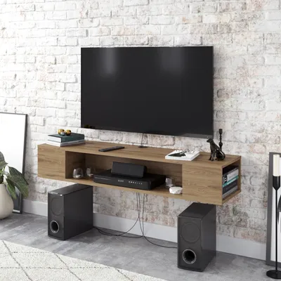 Produktbild von Decorotika Peti TV Board für TVs bis zu 61" | Eiche Dunkel