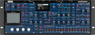 Produktbild von Korg Multi/Poly Module Synthesizer, 60 Stimmen Polyphonie, 483x172x107mm