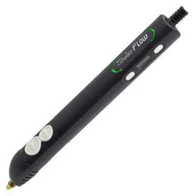 Obrázek produktu pro 3Doodler FLOW, ABS, Pružný polyester (FPE), Kyselina polymléčná (PLA), Dřevěné vlákno, 2,2 mm, Technologie FFF, 1,75 mm, 240 °C, 1,5 min