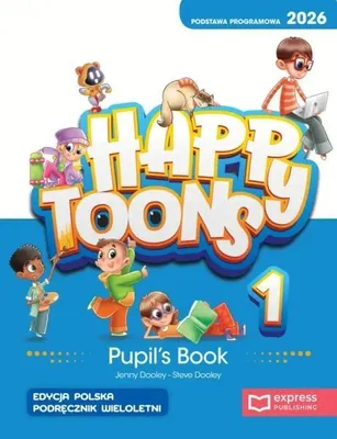Immagine prodotto di Happy Toons, 1ª edizione internazionale. Libro cartaceo + DigiBook (codice) - Jenny Dooley, Steve Dooley