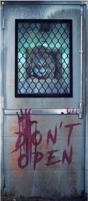 Produktbild von Don't Open Fensterdeko - Horror Halloween deko