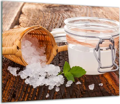 Produktbild von Herdabdeckplatten Glaskeramikkochfeld-Abdeckung Spritzschutz Glas 60x52cm Gewürze
