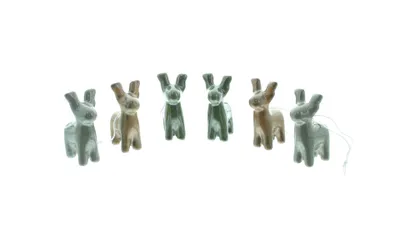 Produktbild von Deko-Hänger Rentier, 6er Set, Höhe 7 cm