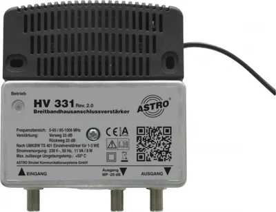 Produktbild von Astro 217328 Astro HV 331 aktiver Breitbandverstärker