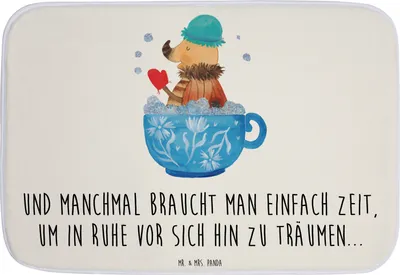 Produktbild von Mr. & Mrs. Panda Badläufer Nachtfalter Schaumbad - Weiß - Geschenk, duschmatte, Baden, Badezimmerteppich, Badematte, Badezimmer, Träumen, Bad Fußmatte, Ziele, WC