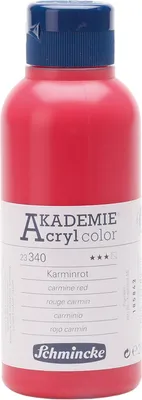 Produktbild von Karminrot 250ml Acrylfarbe - AKADEMIE Acryl - Schmincke 23 340 027