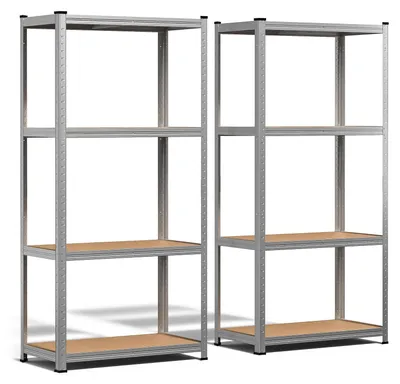 Produktbild von VOUNOT® 2er Set Schwerlastregal, Regal Lagerregal Kellerregal, 80x40x160cm
